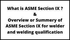 ASME Section IX