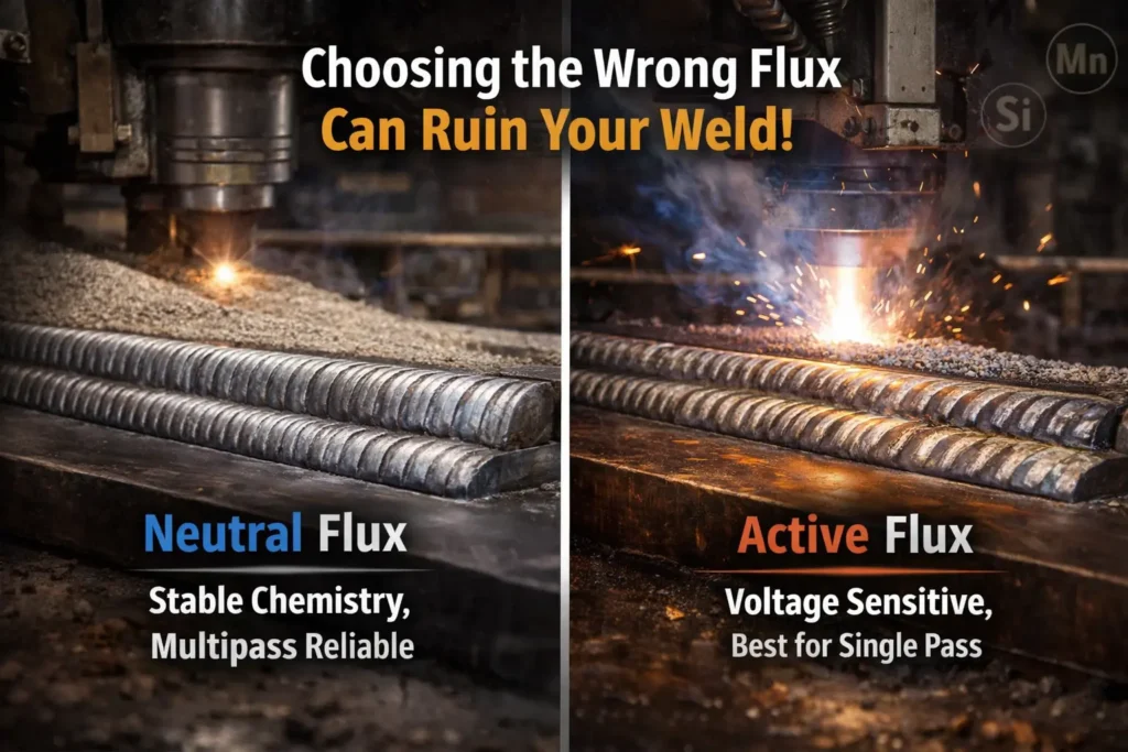 Neutral vs Active Flux in Welding