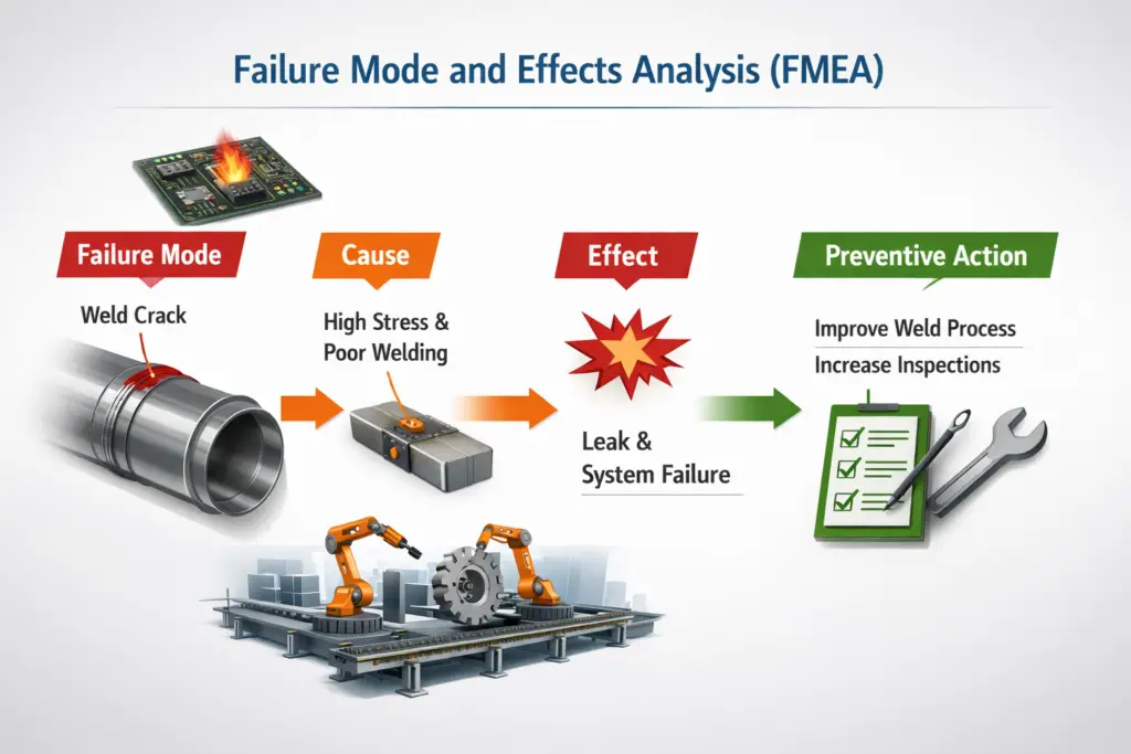 Failure Mode and Effects Analysis (FMEA) diagram