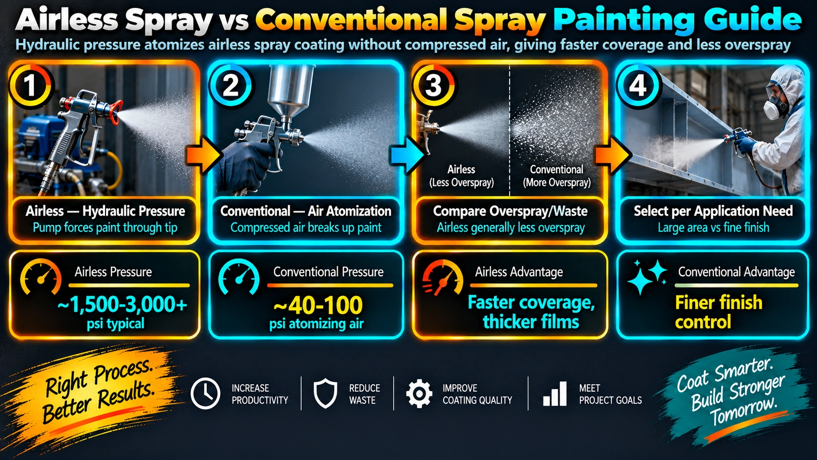 Airless Spray vs Conventional Spray Painting Guide