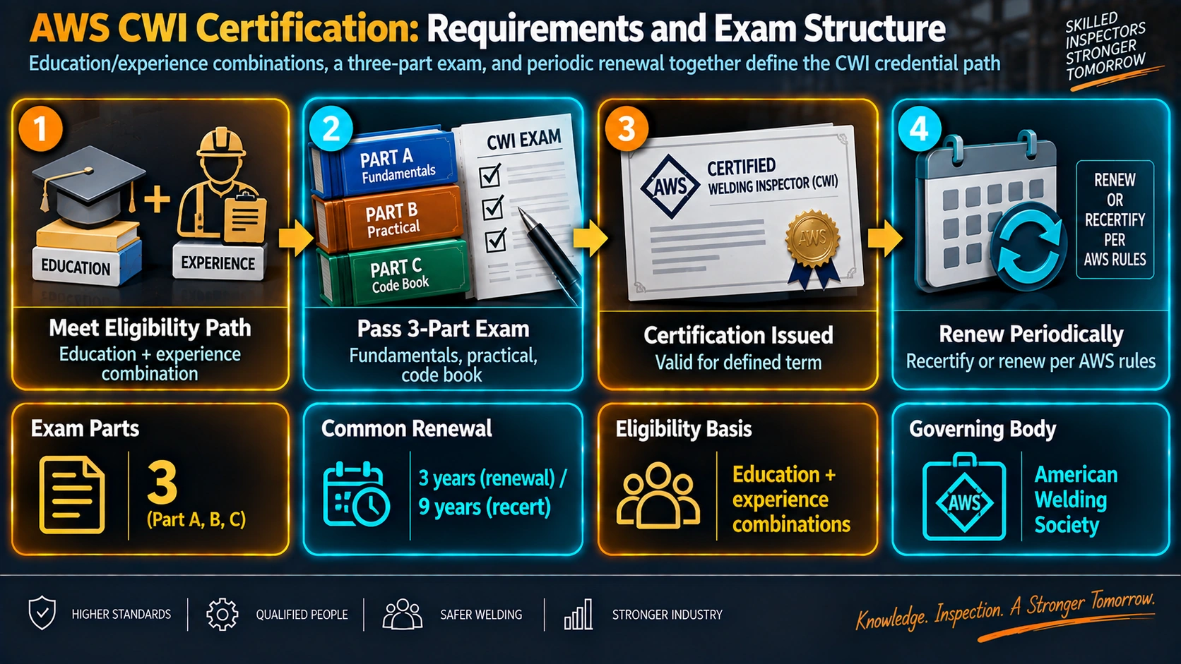 AWS CWI certification path from eligibility through exam to certification