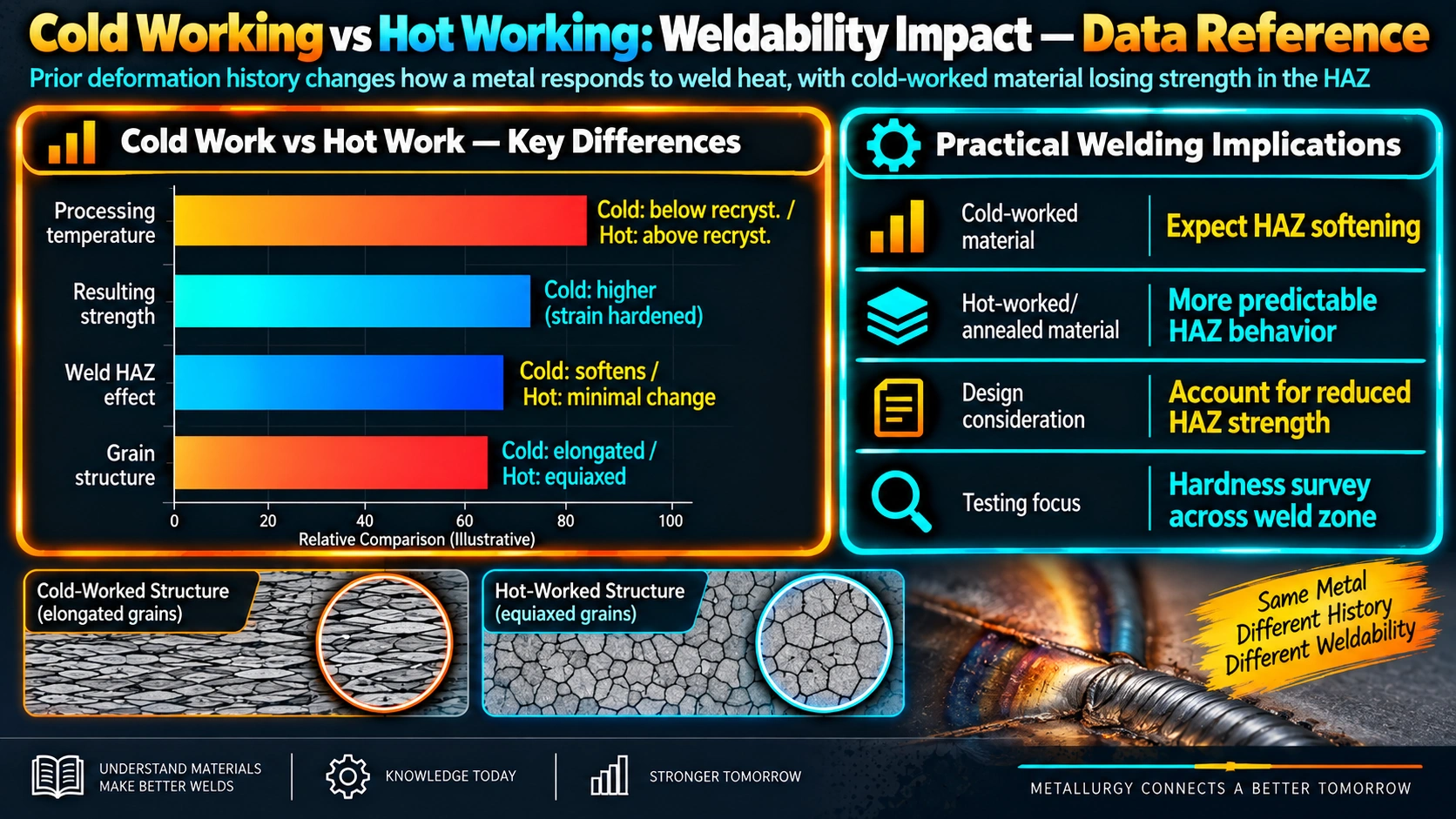 Cold Working vs Hot Working: Weldability Impact — Data Reference