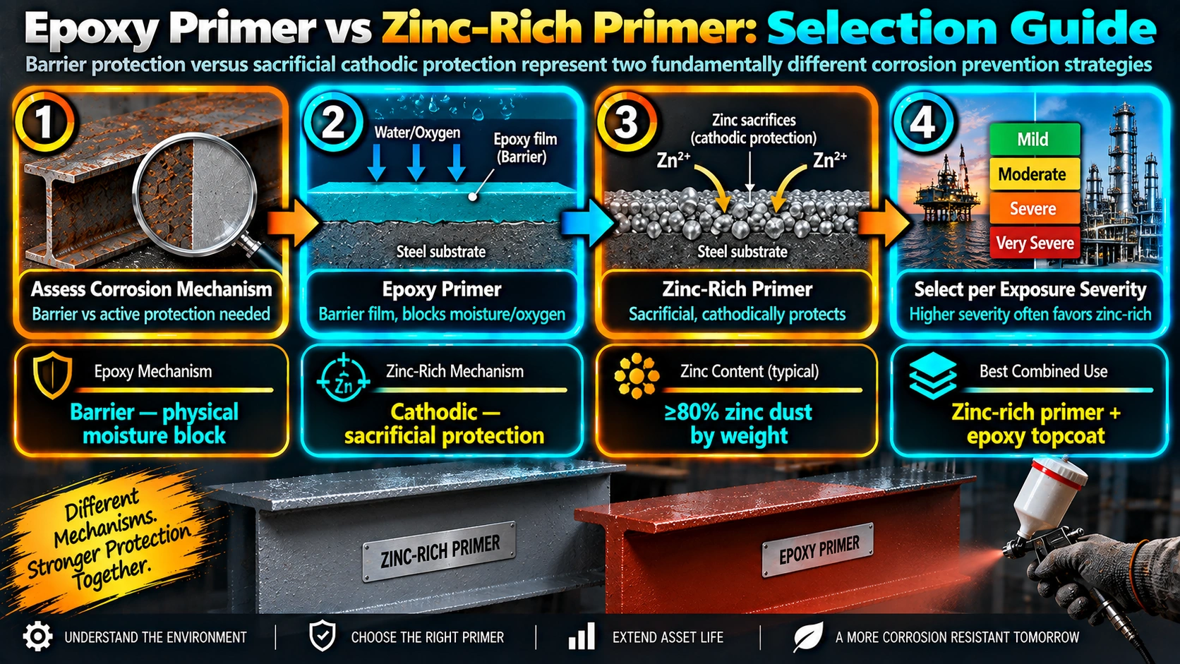 Epoxy Primer vs Zinc-Rich Primer: Selection Guide
