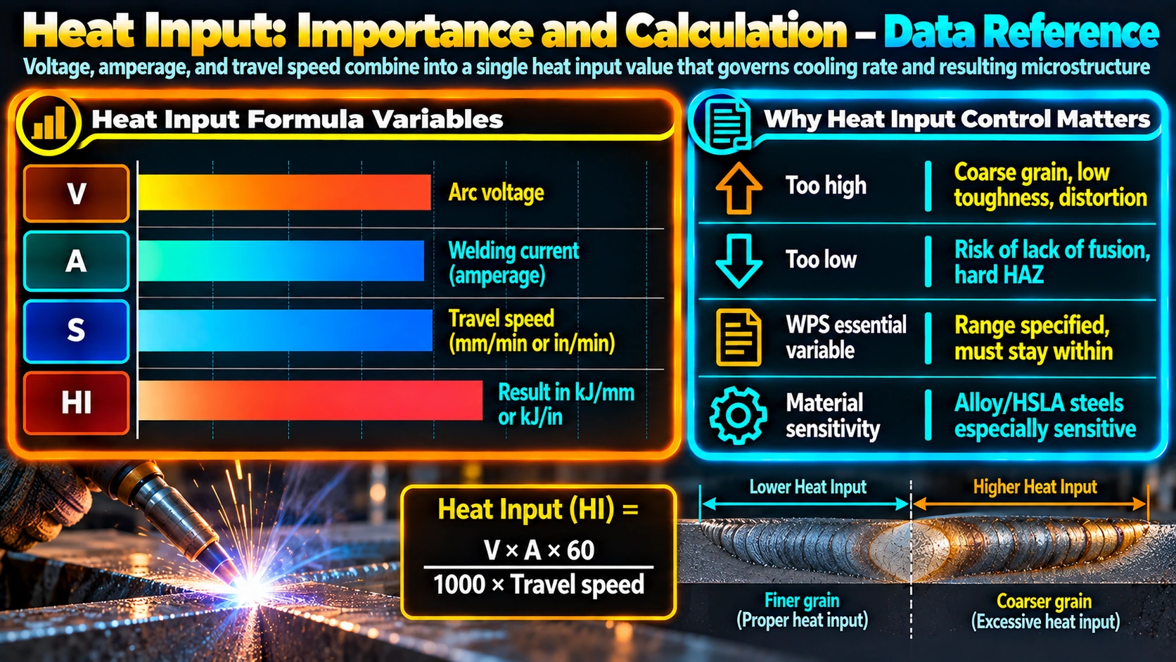 Heat input formula variables and why heat input control matters