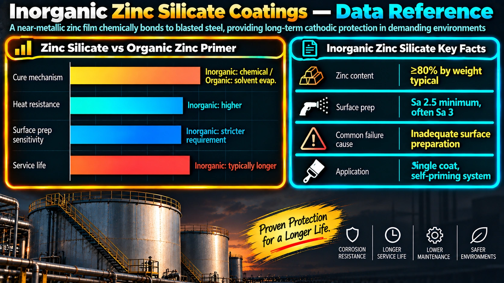 Inorganic Zinc Silicate Coatings — Data Reference