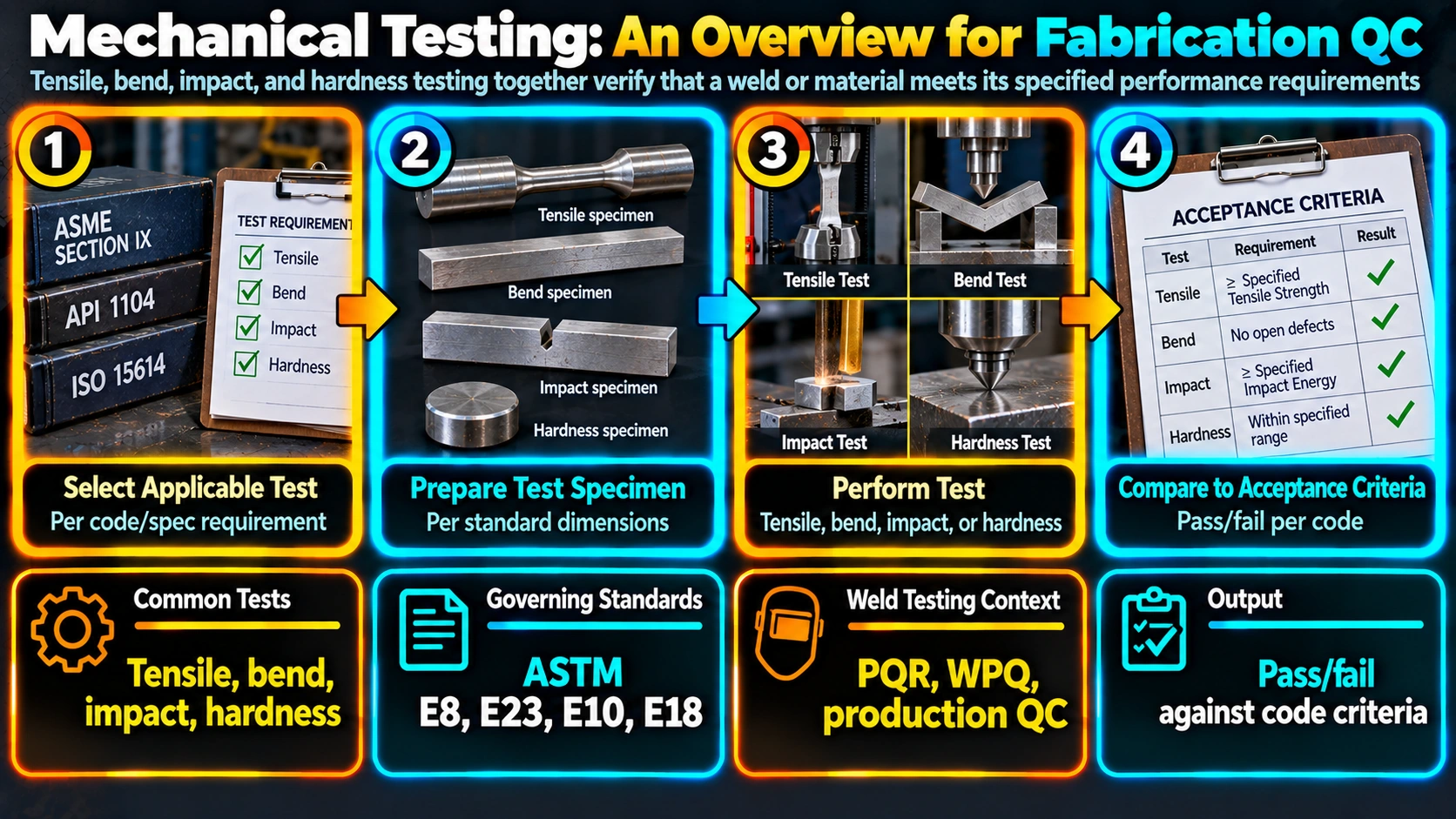 Mechanical Testing: An Overview for Fabrication QC