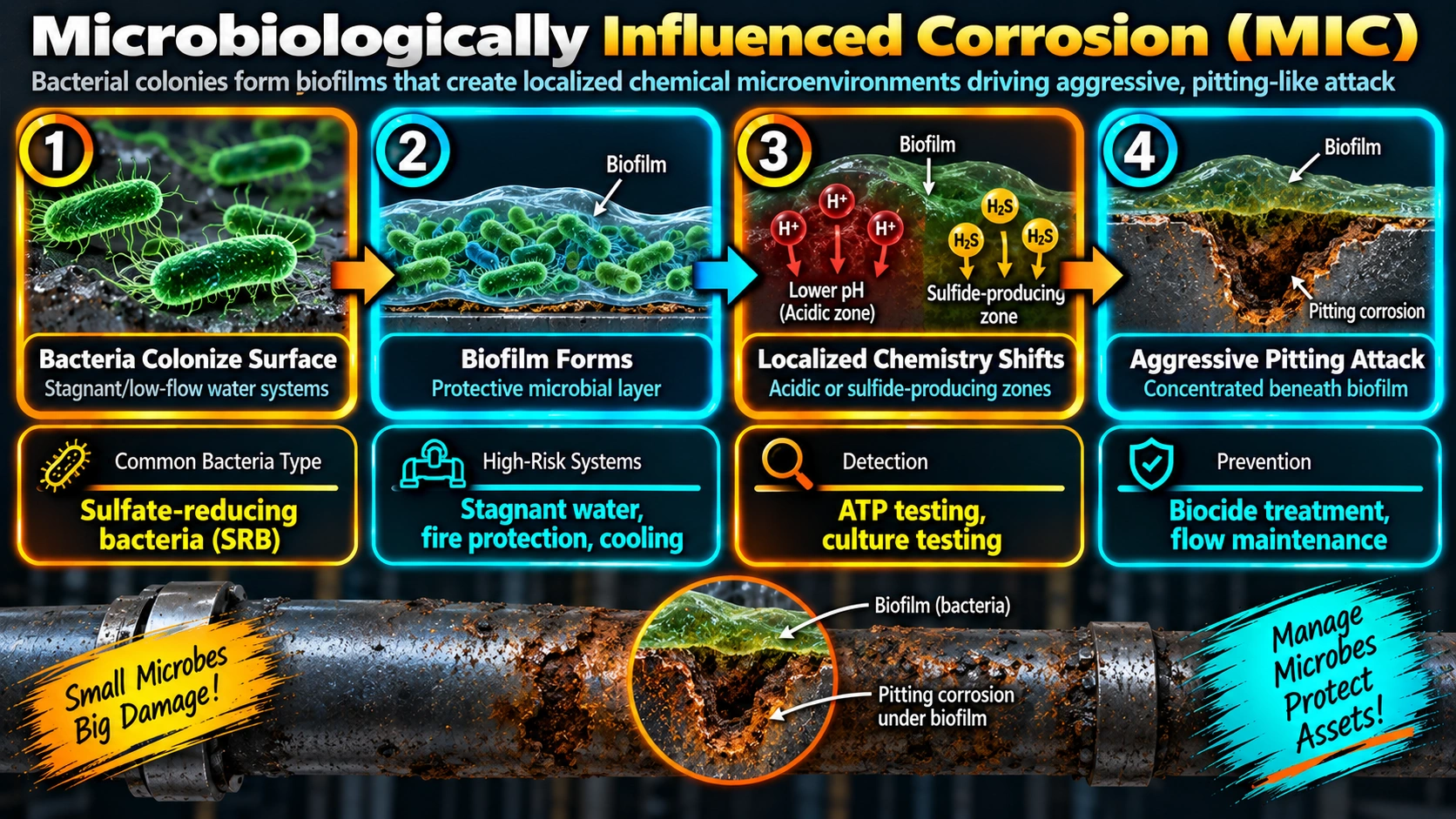 Microbiologically Influenced Corrosion (MIC)
