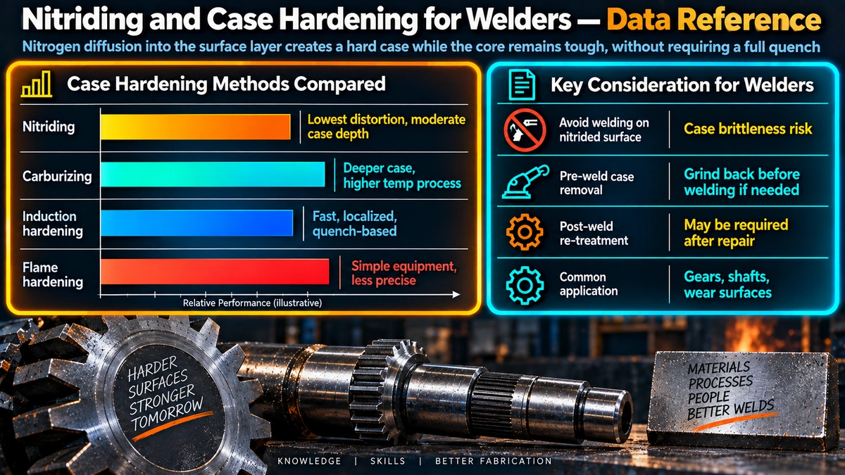 Case hardening methods compared and key considerations for welders