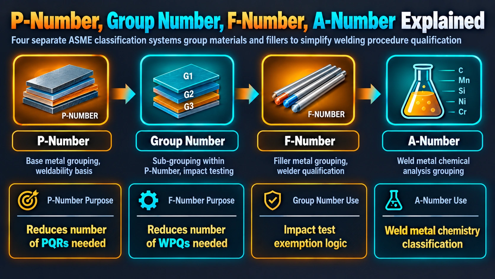 P-Number Group Number F-Number A-Number classification systems explained