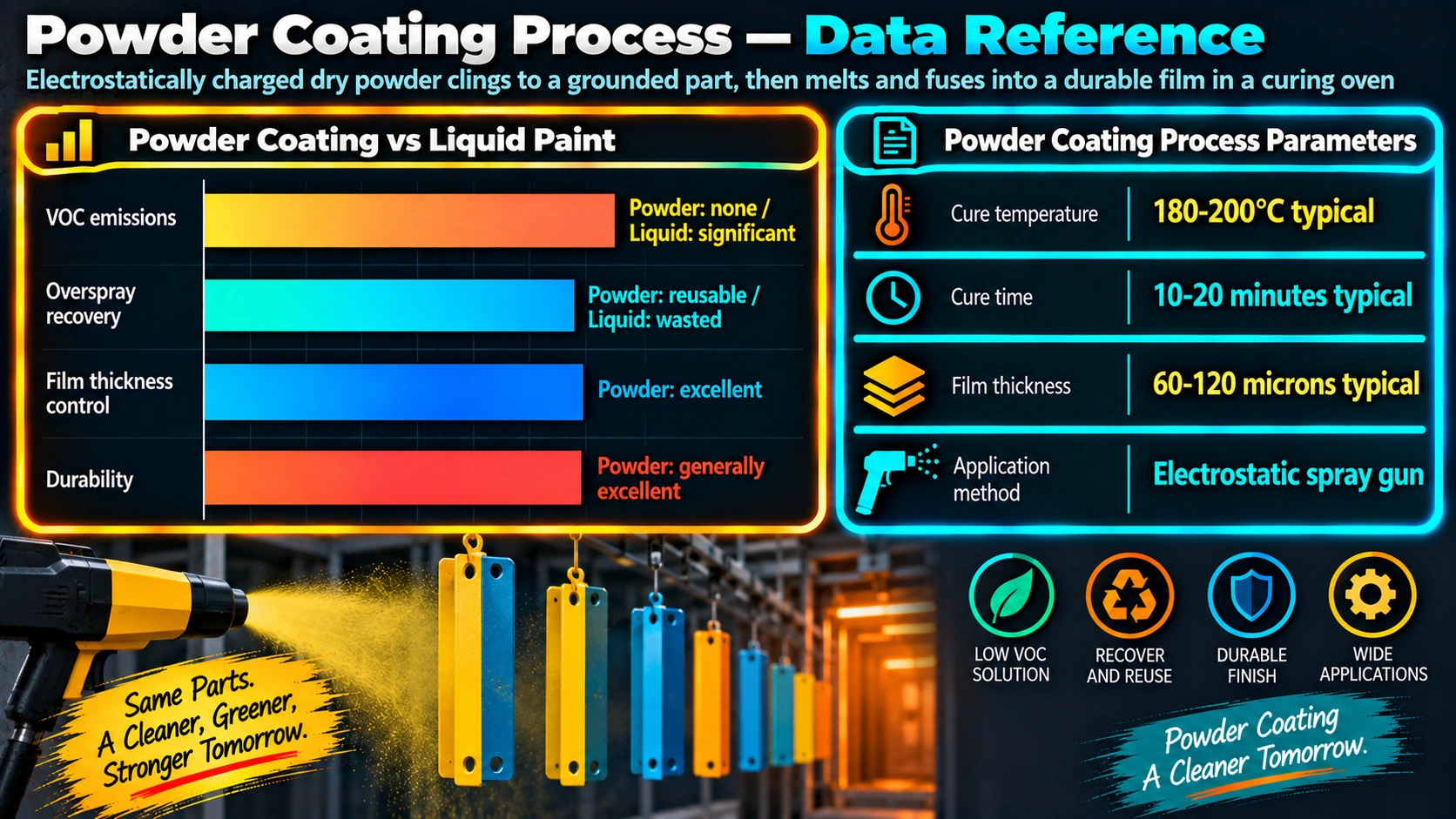 Powder Coating Process — Data Reference