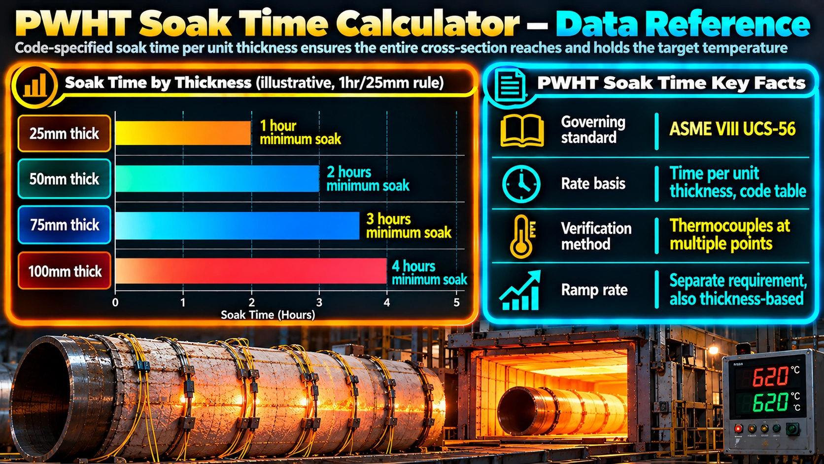 Soak time by thickness and PWHT soak time key facts
