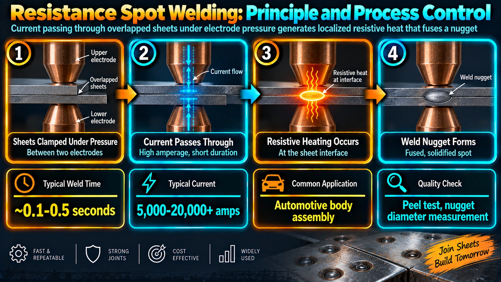 Resistance Spot Welding: Principle and Process Control