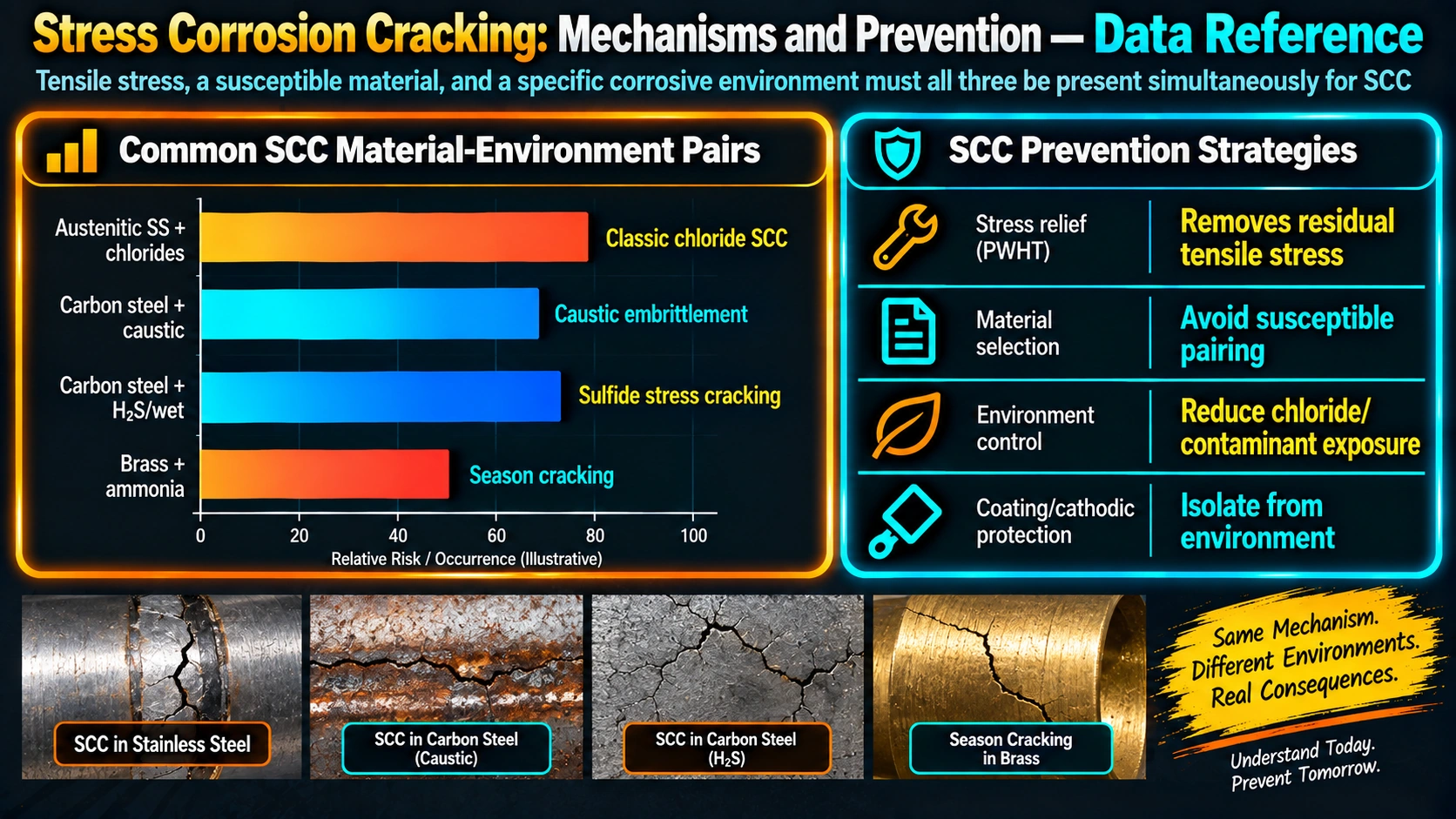 Stress Corrosion Cracking: Mechanisms and Prevention — Data Reference