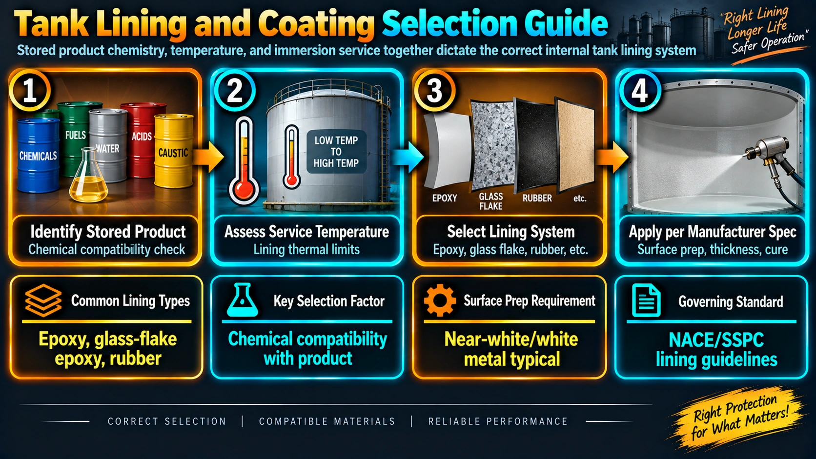 Tank Lining and Coating Selection Guide