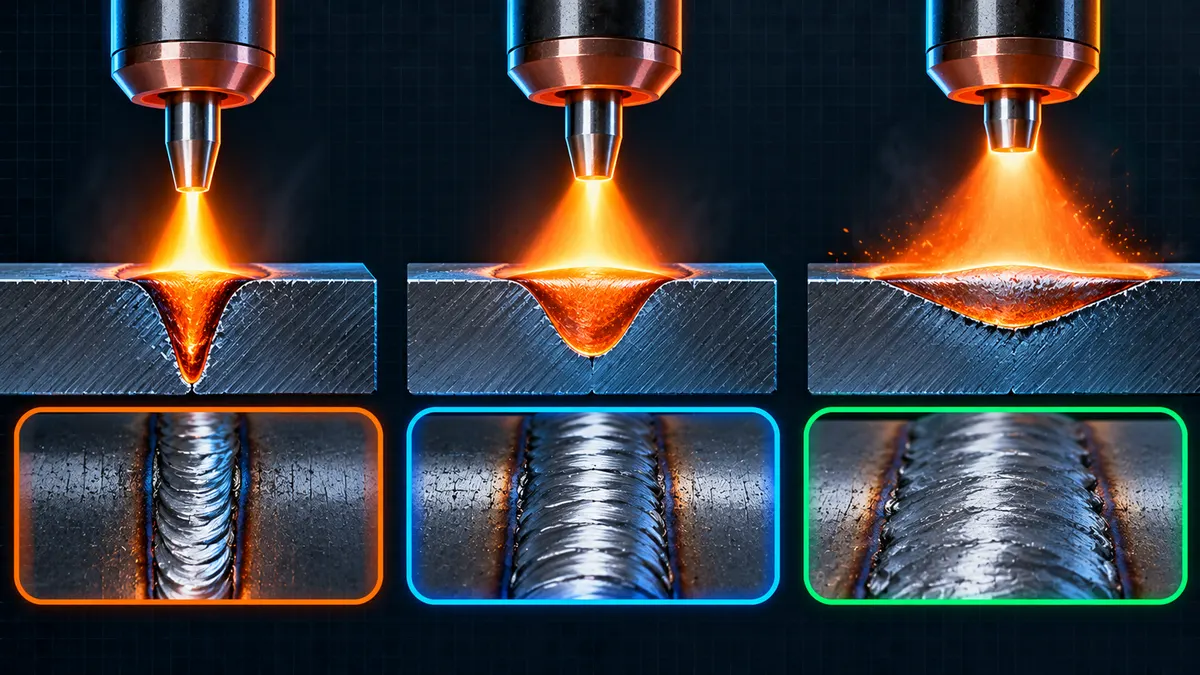 Technical illustration of arc voltage effect on flux consumption and root fusion in submerged arc welding of a prepared groove joint