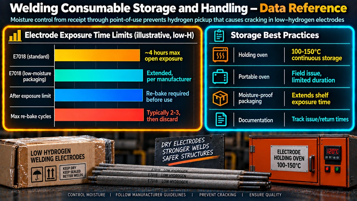Electrode exposure time limits and storage best practices