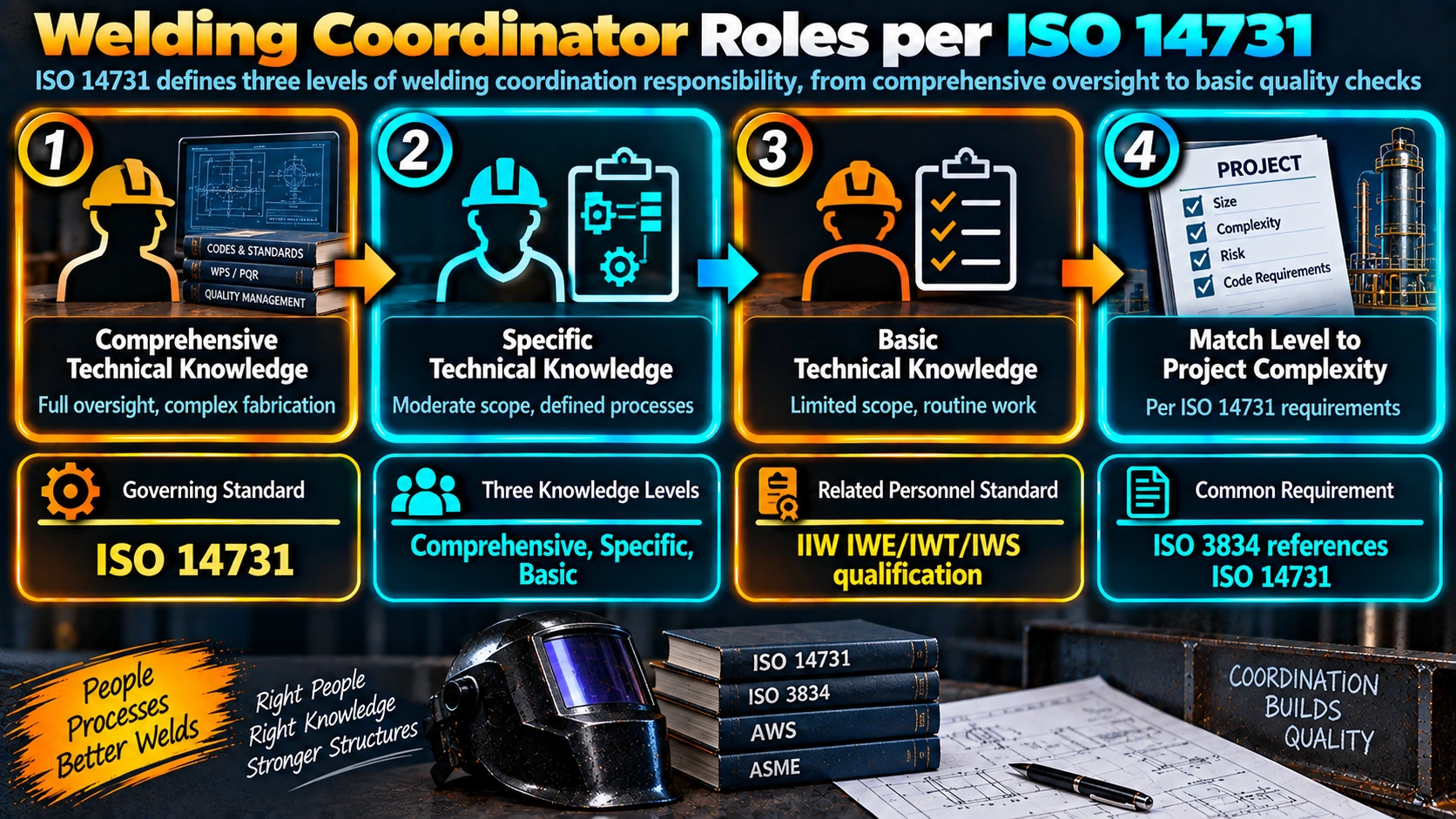 Welding Coordinator Roles per ISO 14731